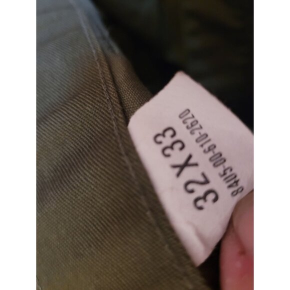 Vintage Green Utility Trouser US Navy Uniform Pants 32x33 - Picture 8 of 8